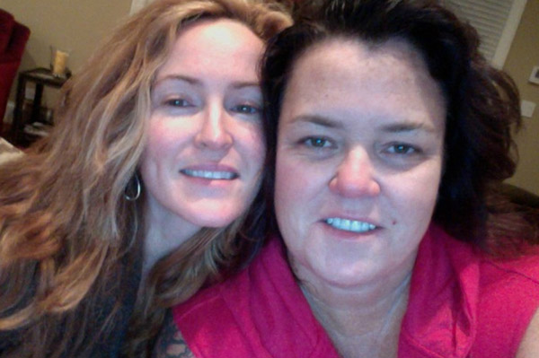 Rosie O'Donnell and Michelle Rounds