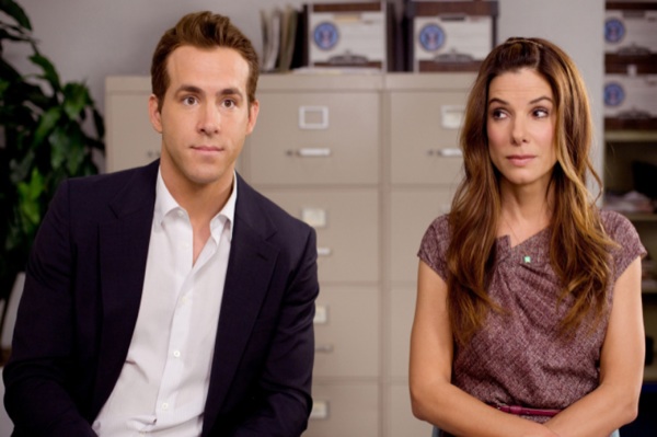 Ryan Reynolds and Sandra Bullock