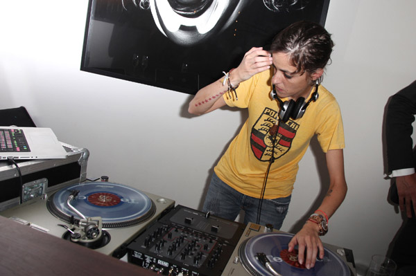 Samantha Ronson in Las Vegas on NYE