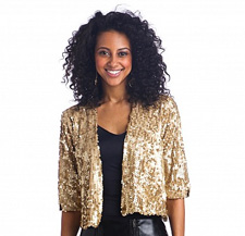 Baby Phat Crop Sequin Jacket