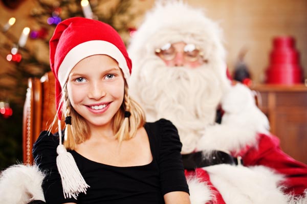 telling child there is no santa