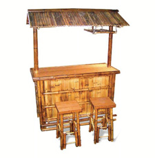 Home Style Bamboo Tiki Bar Set