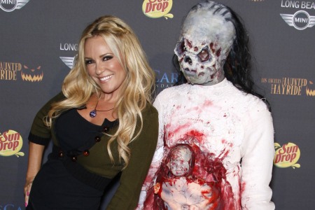 Bridget Marquardt celebrating Halloween