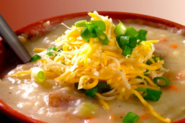 Rustic potato soup
