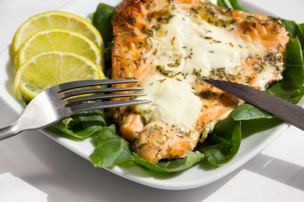 Salmon is good mood food