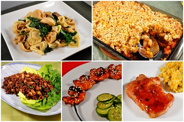 Weekly meal plan and recipe ideas