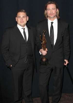 Jonah Hill Brad Pitt