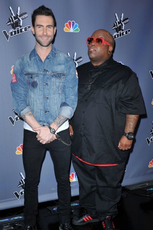 Adam Levine Cee Lo Green