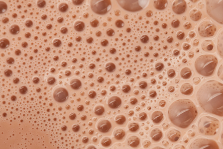 Chocolate milk bubble bath