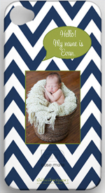 Chevron Hello Thought Case by Then Comes Paper
