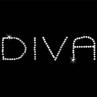Diva iron-on