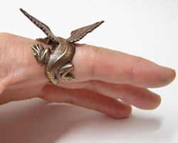 Steampunk Dragon Ring