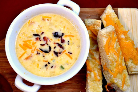 Low fat corn chowder