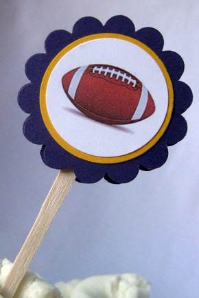 Football cake topper You don't have to turn your entire house into a 