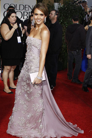 Golden Globes Best Dressed Jessica Alba
