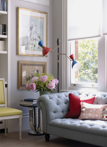Living room designed by Holly Becker