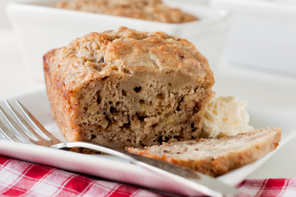 Homemade banana bread