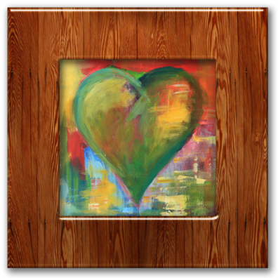 Framed heart