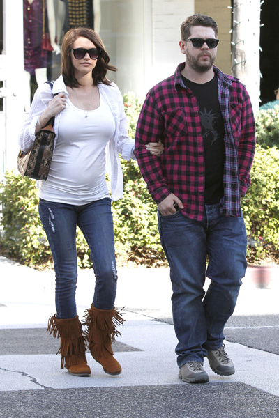 Jack Osbourne and his pregnant girlfriend Lisa Stelly