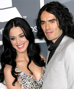 Katy Perry and Russell Brand