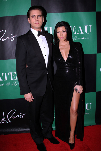 Pregnant Kourtney Kardashian and Scott Disick New Year's Eve
