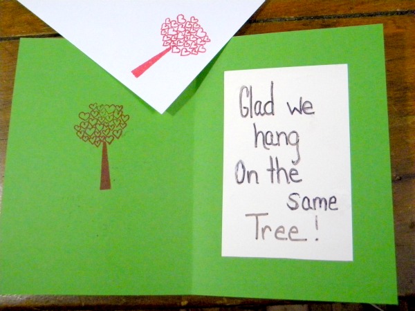 inside tree card