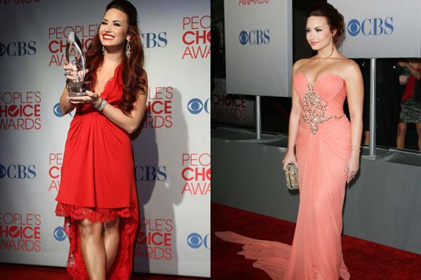 Demi Lovato at the People's choice Awards