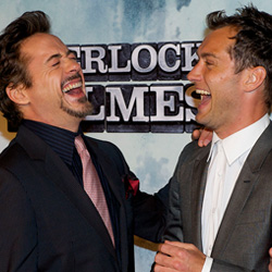Robert Downey Jr. and Jude Law