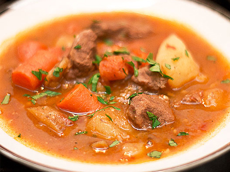 Super Bowl beer stew