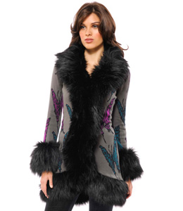 Artfully edgy - Betsey Johnson coat