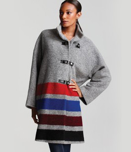 Stylish stripes - Tracy Reese coat