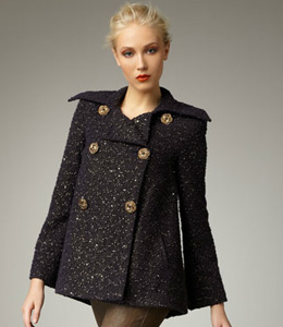 Subtle sparkle - Alice + Olivia pea coat