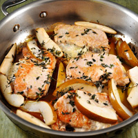 Blue cheese stuffed pork chops