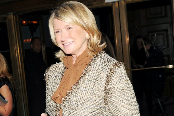 Martha Stewart at W Magazine party