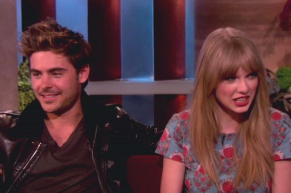 taylor swift sale con zac efron ellen degeneres