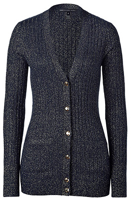 Normandy blue and gold lurex Marc by Marc Jacobs cardigan