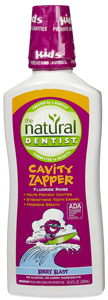 Natural Dentist Cavity Zapper Berry Blast Flouride Rinse