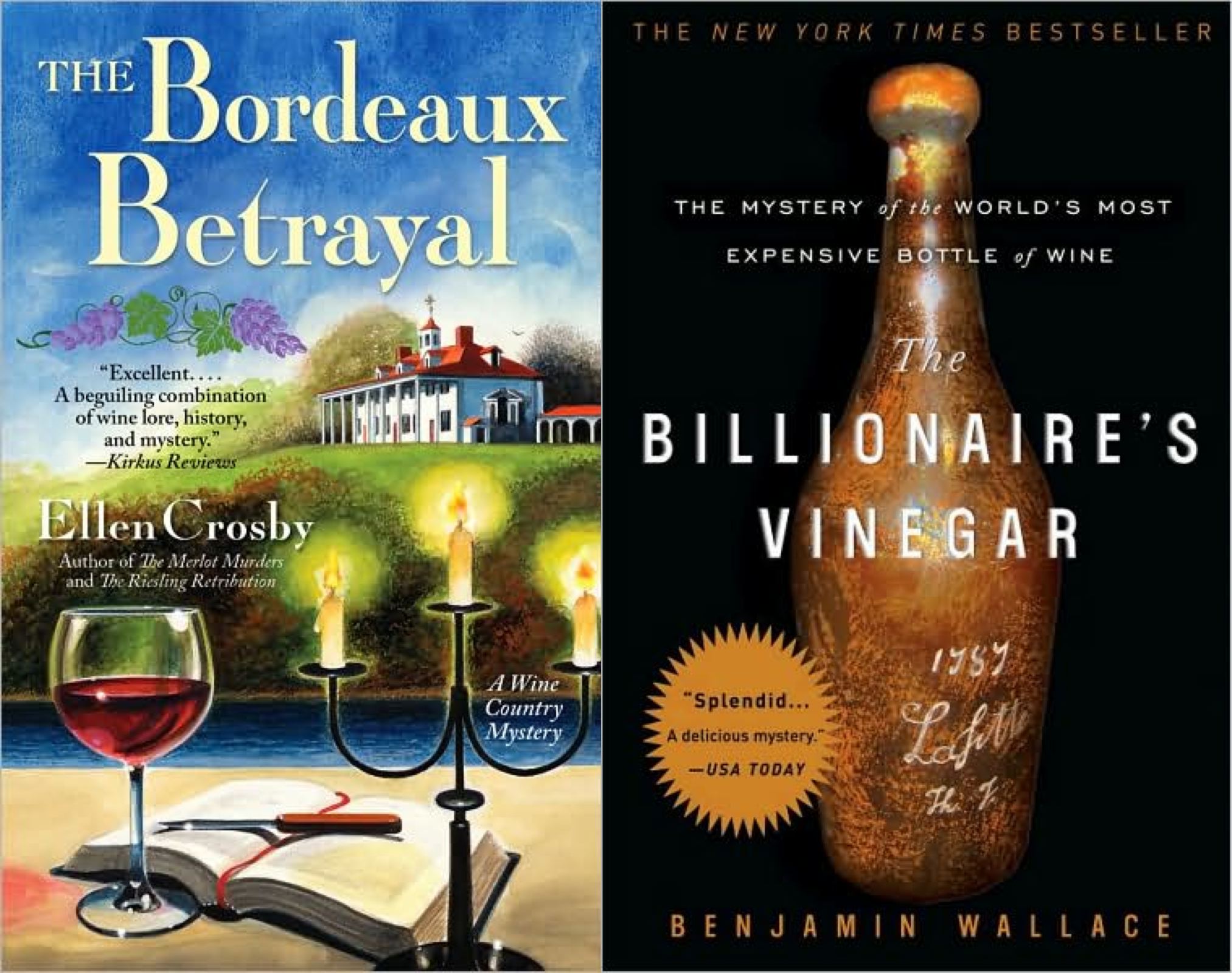 Bordeaux Billionaire Vinegar covers