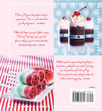 Push up Pops cookbook -- back cover