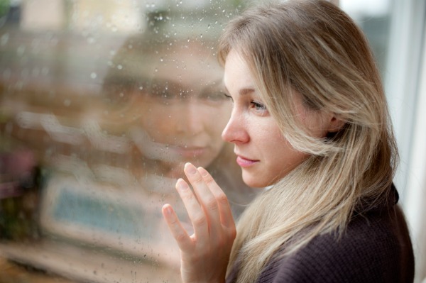 Depressed woman