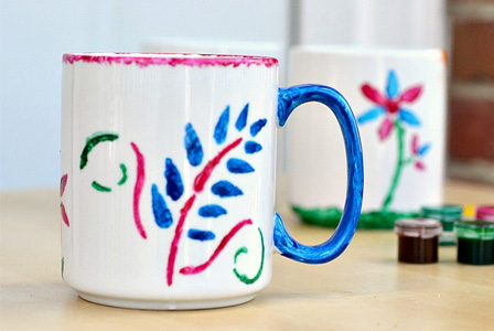 DIY Stencil mug