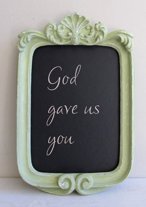 Frame chalkboard