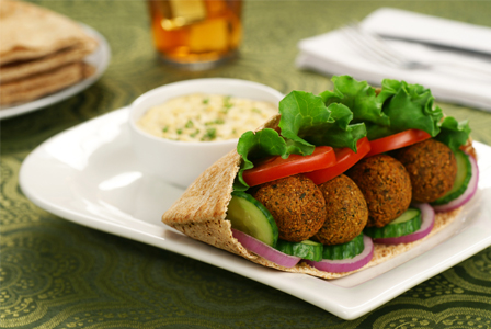 Falafel sandwich