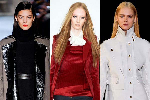 Fashion week trends -- red lips, smokey eyes, boyish