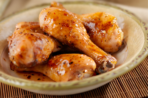 Gluten free honey mustard drumsticks