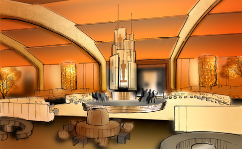 Rendering of Governor's Ball