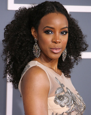 Kelly Rowland's Grammy 2012 hairstyle