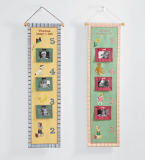 Hanging growth chart