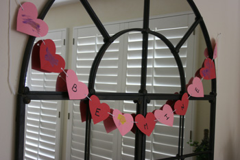 Heart garland