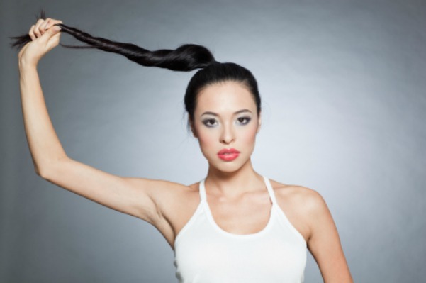 Swing a sexy ponytail for easy, sensationally flattering style!
